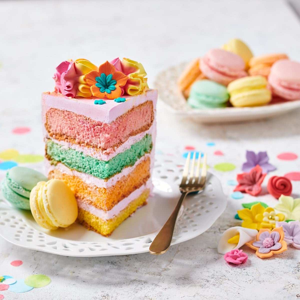 Set de coloranți alimentari Funcakes Paste Colorants, 8 piese: Colorant alimentar concentrat pentru aluat, cremă, fondant, marțipan, aluat, pastă de modelat și pastă pentru flori. Halal.