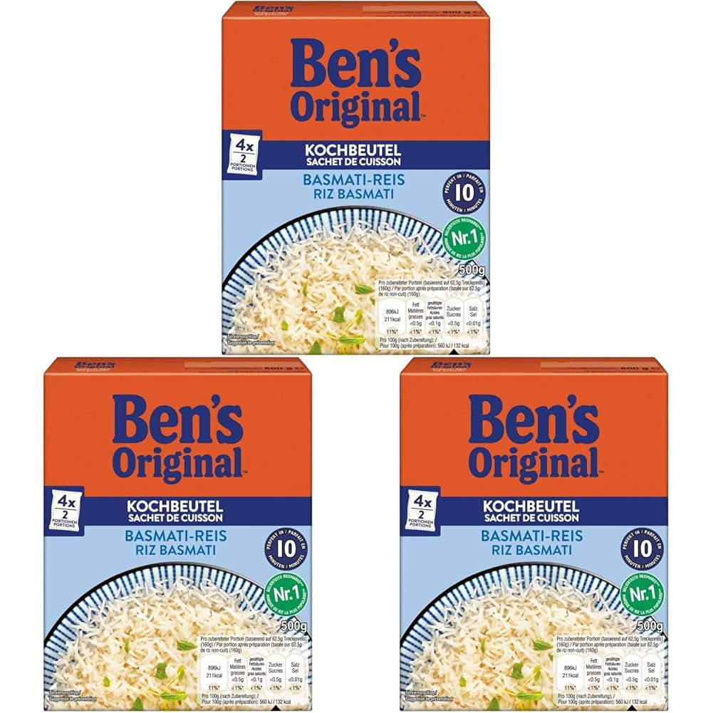 BEN'S ORIGINAL™ Basmati rýže na vaření v sáčku 500g