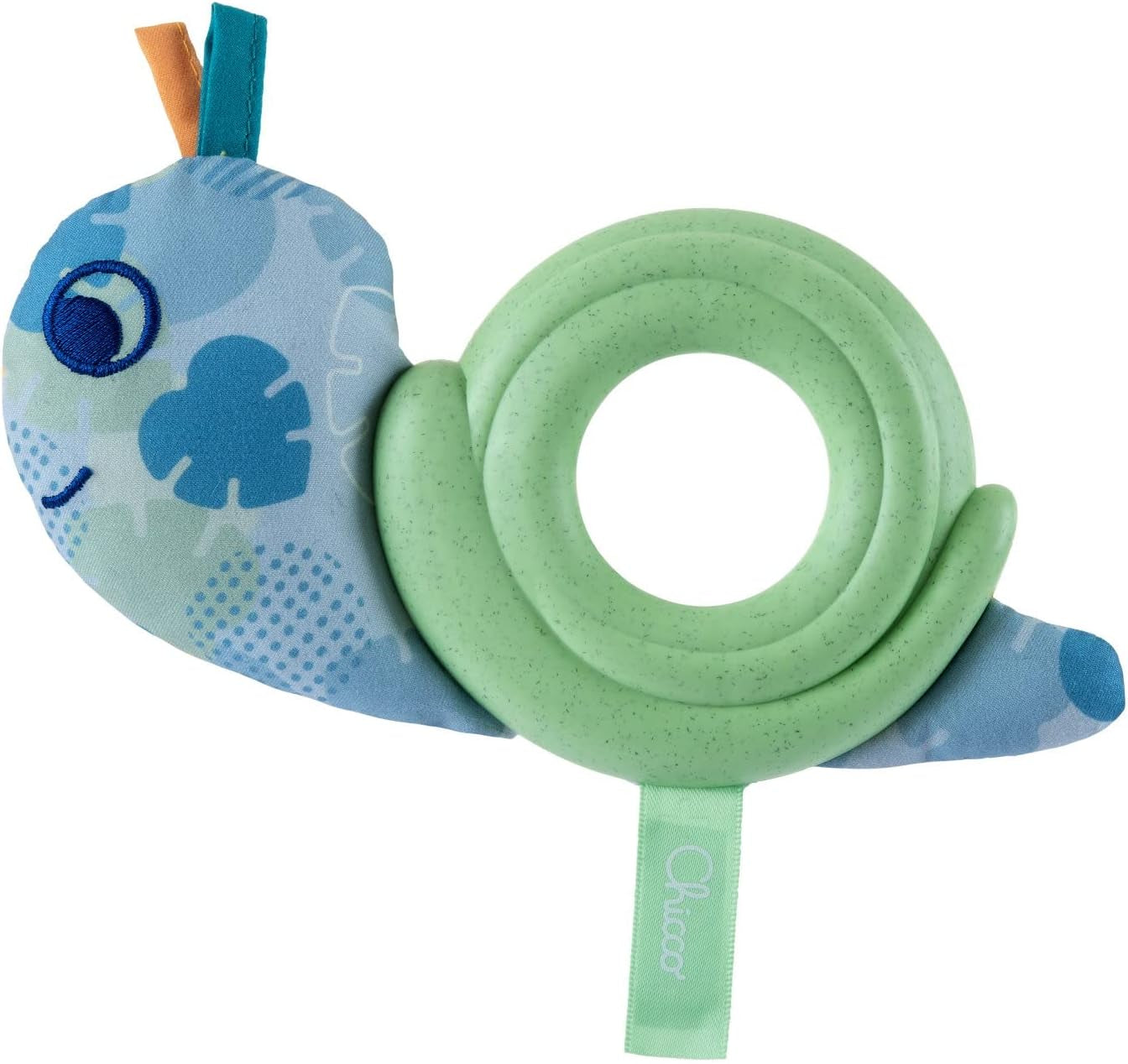 Chicco ECO+ clopoțel lalea, ușor de apucat și agitat, din plastic reciclat, fără culoare, cu clinchet amuzant, jucărie pentru copii, 3-18 luni Jucarii Bebe Naty Shop Copil melc