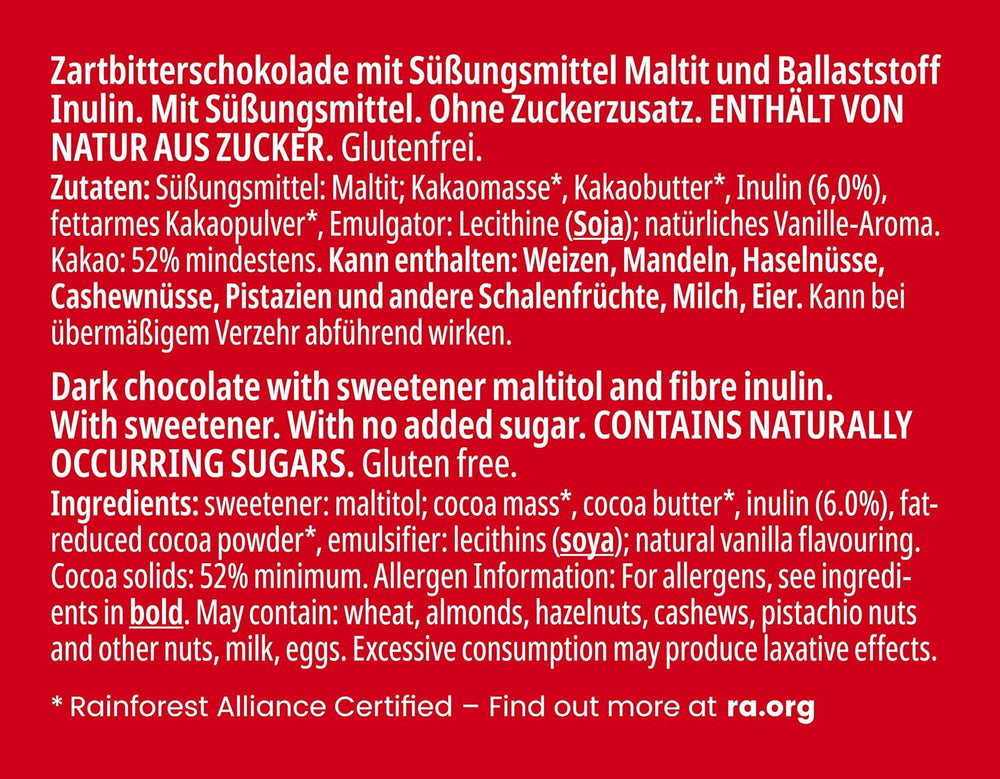 Frankonia hořká čokoláda bez přidaného cukru, 80 g