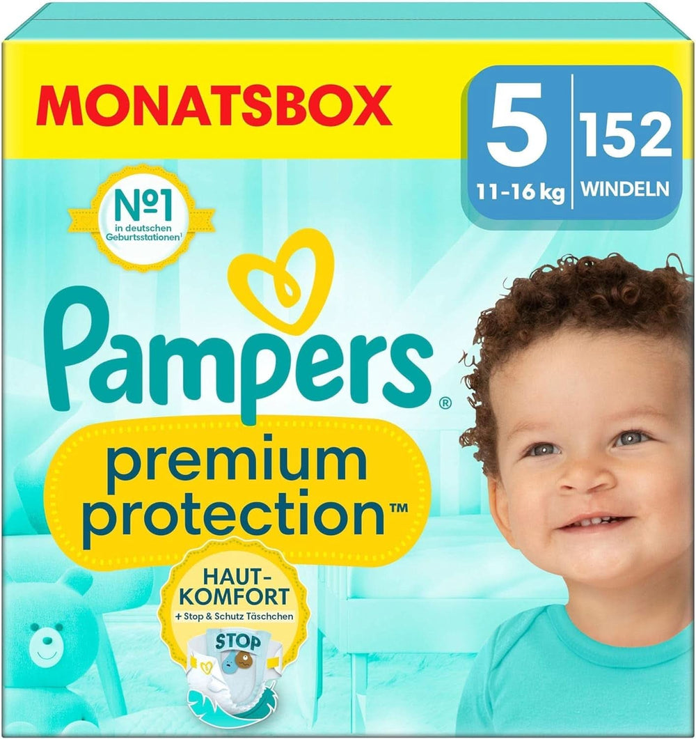 Pampers Baby Plenky vel. 4, Premium Protection, Plenky, 174 ks. , 9Kg - 14Kg Matka a dítě Naty Shop 5 (152 ks) Prémiová ochrana