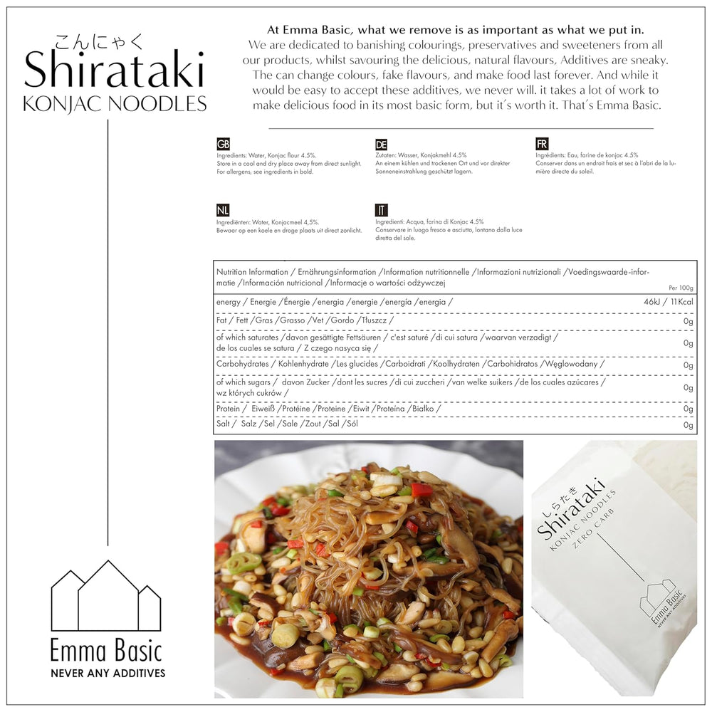 - Shirataki Konjac nudle 12x270g | Vegan | Bez lepku