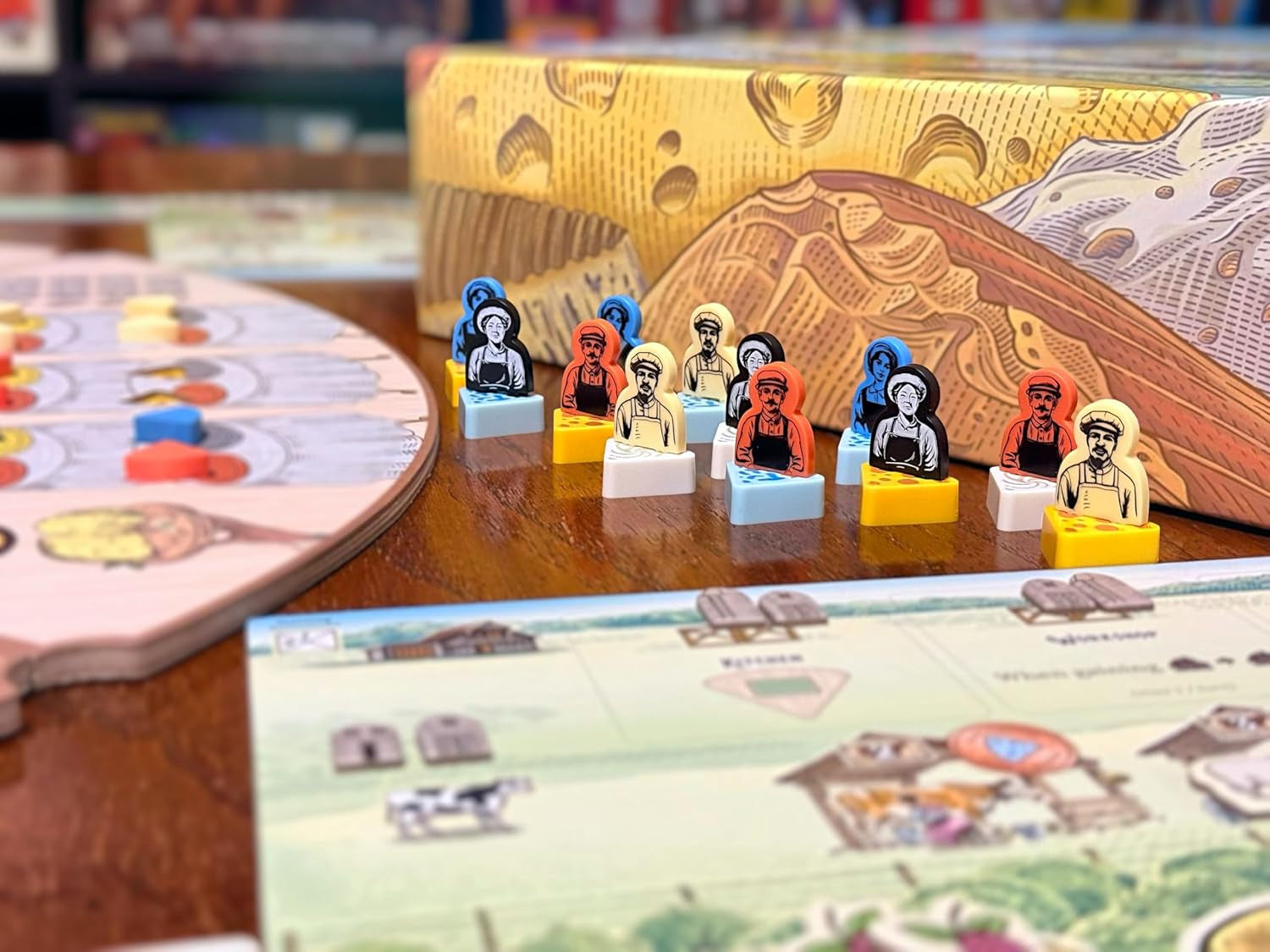Asmodee – Sýr – Cesta do hanby – Strategická desková hra – Pracovní pozice – Mistrovský sýr – Věk 14+ – 1 až 4 hráči – 40 minut – Francouzská verze