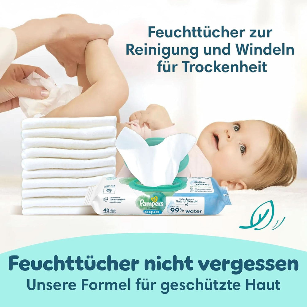 Pampers Baby Plenky vel. 4, Premium Protection, Plenky, 174 ks. , 9Kg - 14Kg Matka a dítě Naty Shop
