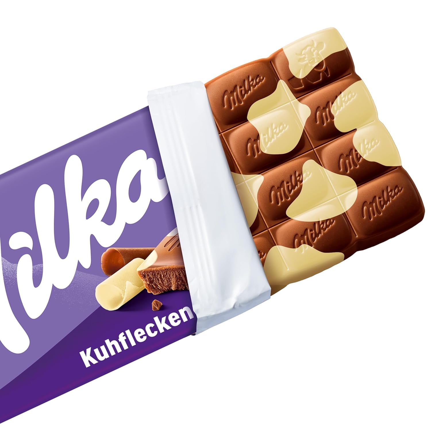 Milka Cow Spots – alpská mléčná čokoláda s bílou čokoládou v designu cow spot – 24 x 90g