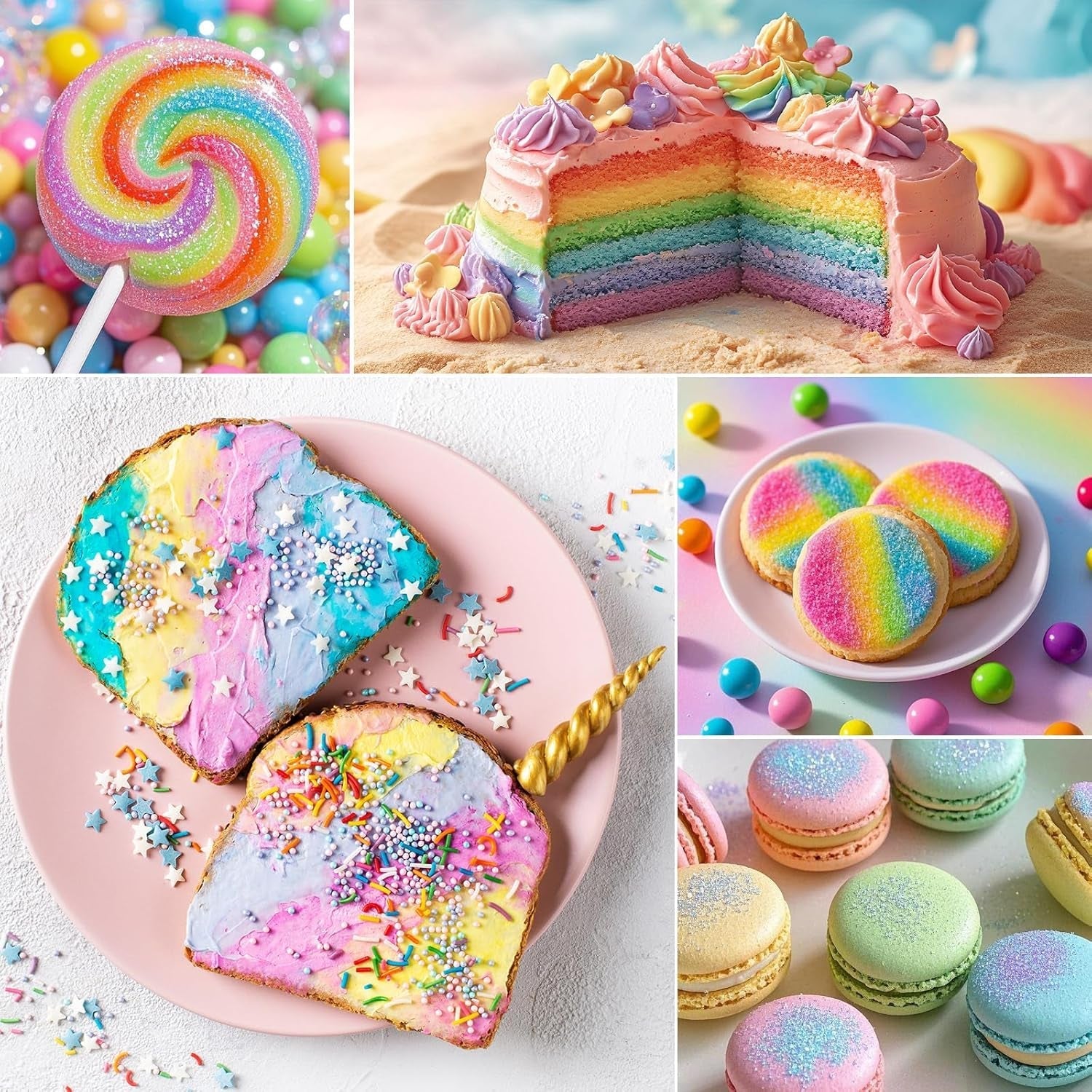 Sclipici comestibil - 6G colorant alimentar pudră pentru ciocolată, căpșuni, brioșe, prăjituri, fondant (violet)