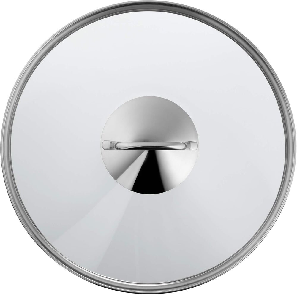 WMF Devil indukční pánev na guláš 26 cm se skleněnou poklicí, nerezová ocel potažená Cromarganem, keramický povrch, hrnce a pánve vhodné do trouby Naty Shop