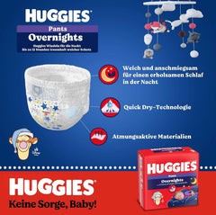 Noční kalhoty Huggies, velikost 6 (15-25 kg), měsíční plenkový box, 88 kusů Naty Shop pro matku a dítě