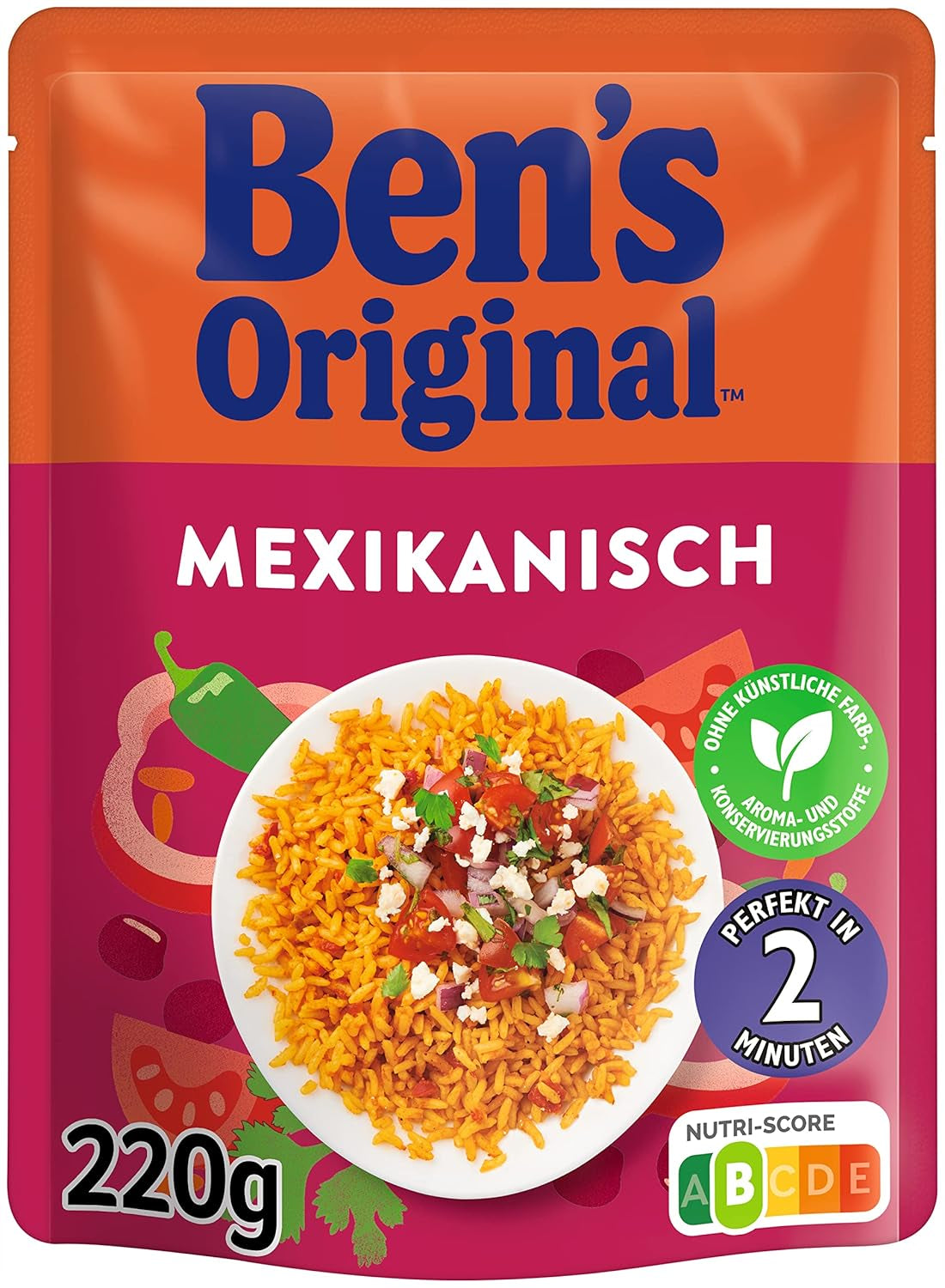 BEN'S ORIGINAL™ Mexická expresní rýže 6 x 220 g