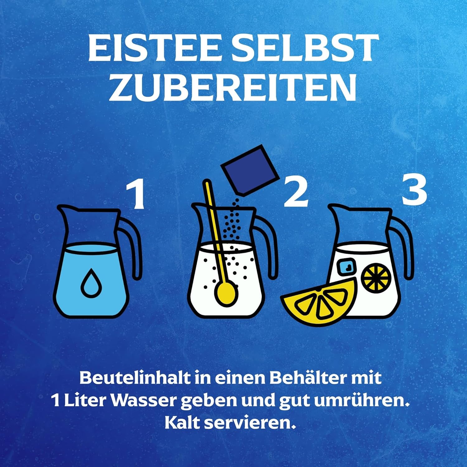 Set de ceai rece Lipton, „Lămâie”, răcoritoare pentru întreaga familie, 18 pliculețe, sub formă de pulbere pentru preparare acasă