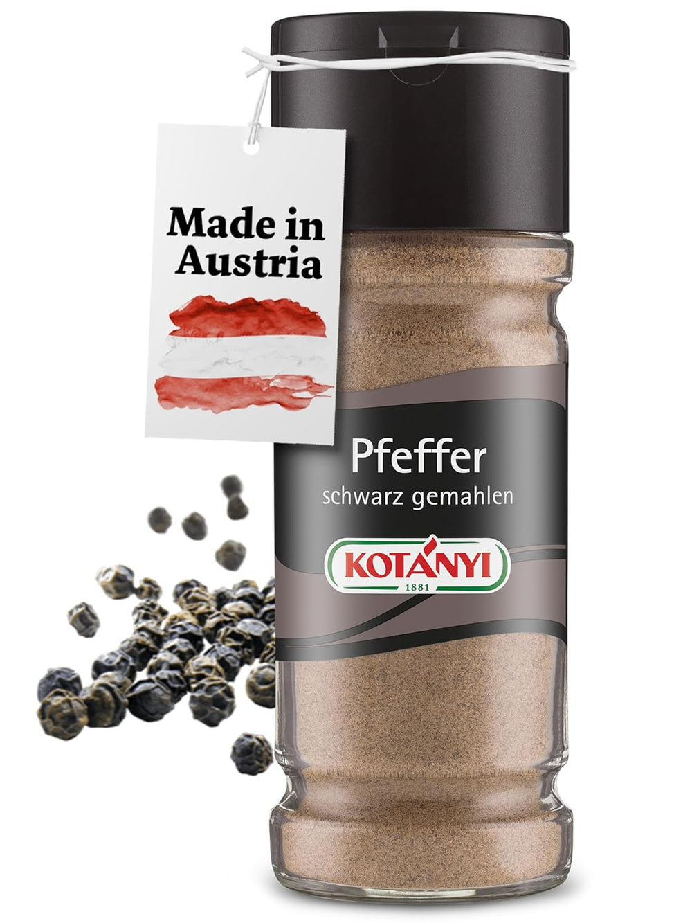 Kotányi Zimt gemahlen, würzig-süßer Geschmack, Veredelt Milchreis, Gebäck, Dezerty, Sklenice 80 ml