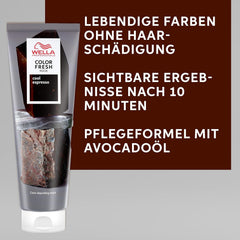 Wella Professionals Color Fresh Mask Cool Espresso - tratament pentru revitalizarea și schimbarea culorii părului - nuanță hrănitoare cu ulei de avocado - pentru păr negru și negru - 150 ml Masca de par Naty Shop