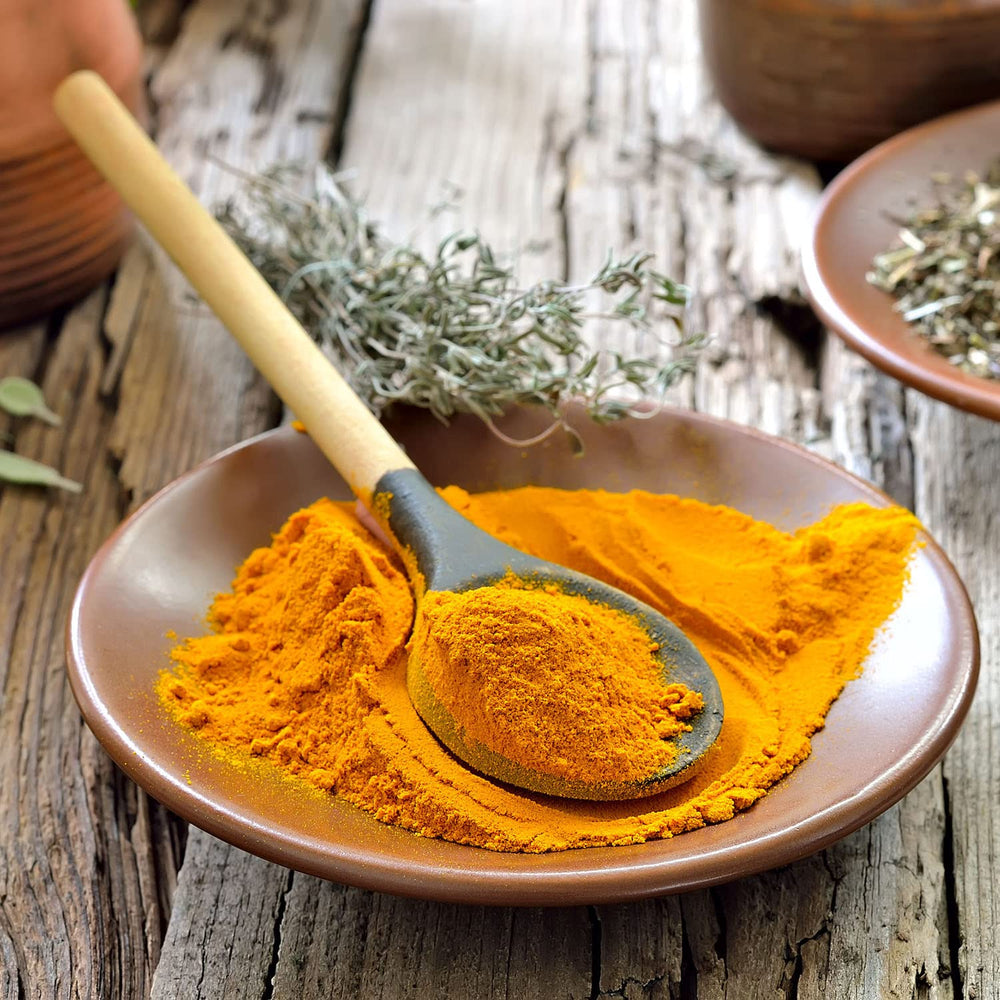 GreatVita Bio kurkuma prášek, 1000 g jemně mletý, 100% přírodní