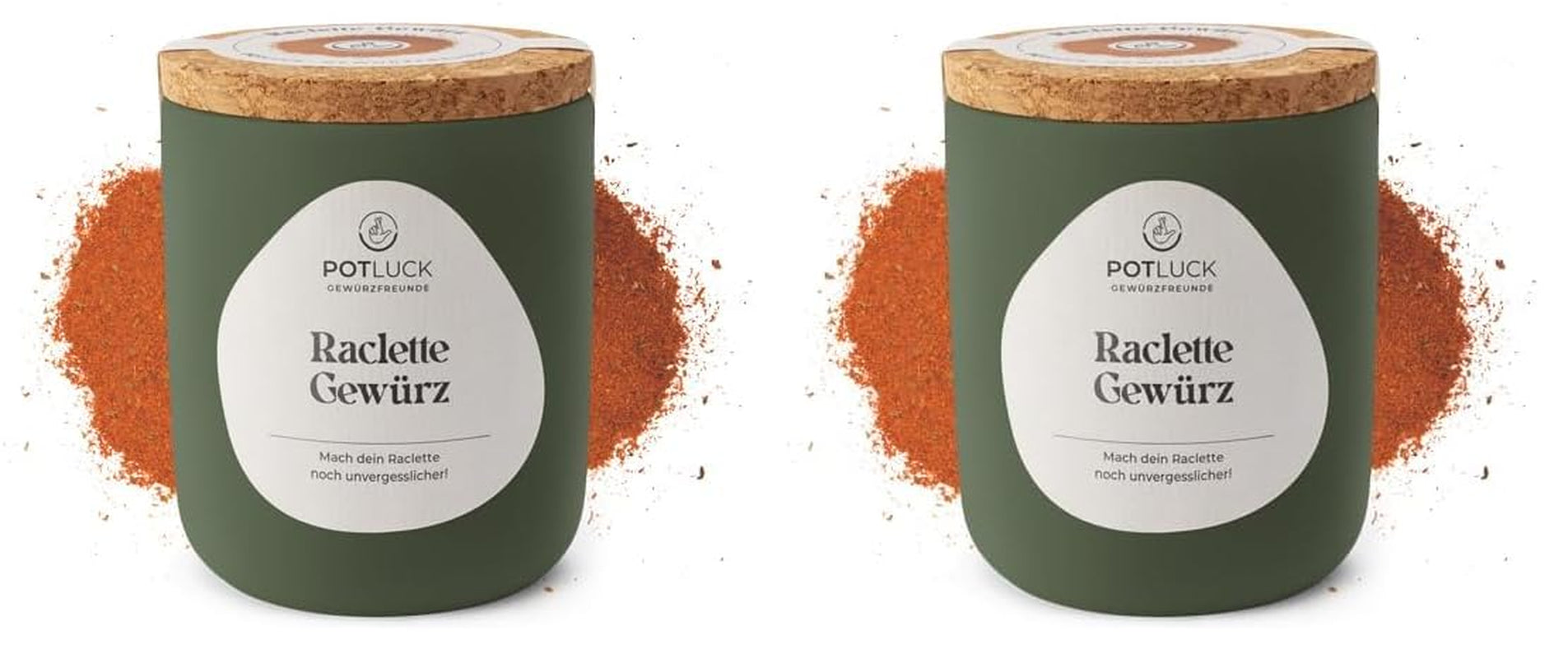 Potluck | Raclette Gewürz | Würzmischung im Keramiktopf | 70 g | Veganské, bezlepkové a s přírodními ingrediencemi