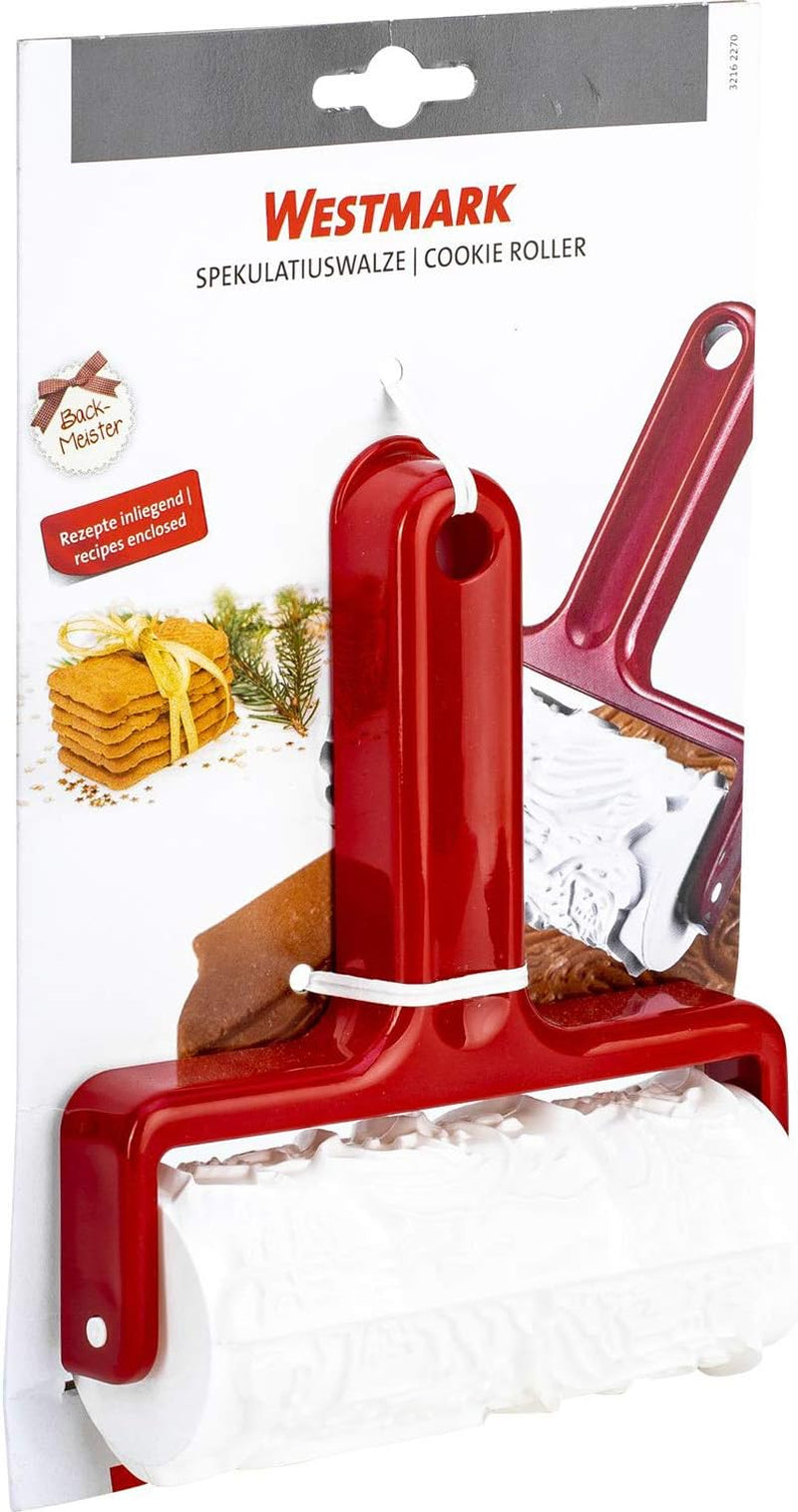 Westmark Spekulatiuswalze, Mit 7 verschiedenen Motiven, délka: 17,2 cm, Kunststoff, Klausi, Weiß/Rot, 32162270