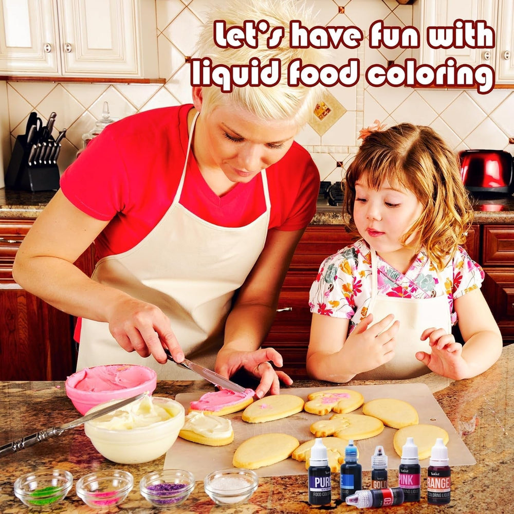 Potravinářské barvivo - Vysoce koncentrované tekuté potravinářské barvivo na dorty, pečení, velikonoční vajíčka, nápoje - Potravinářské barvivo bez cukru na fondán, polevu, sliz, zdobení dortů (Red Velvet, 236ml)