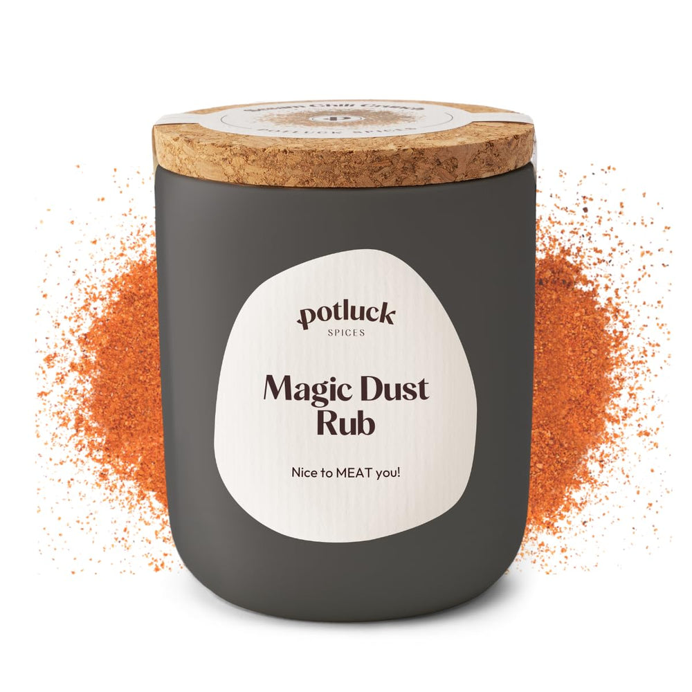 Potluck | Spice Burger | Würzmischung im Keramiktopf | 100 g | Veganské, bezlepkové a s přírodními ingrediencemi