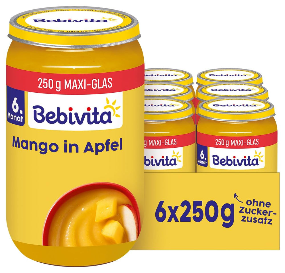 Mango v jablečné omáčce, 250g, balení 6 ks (6x250g)