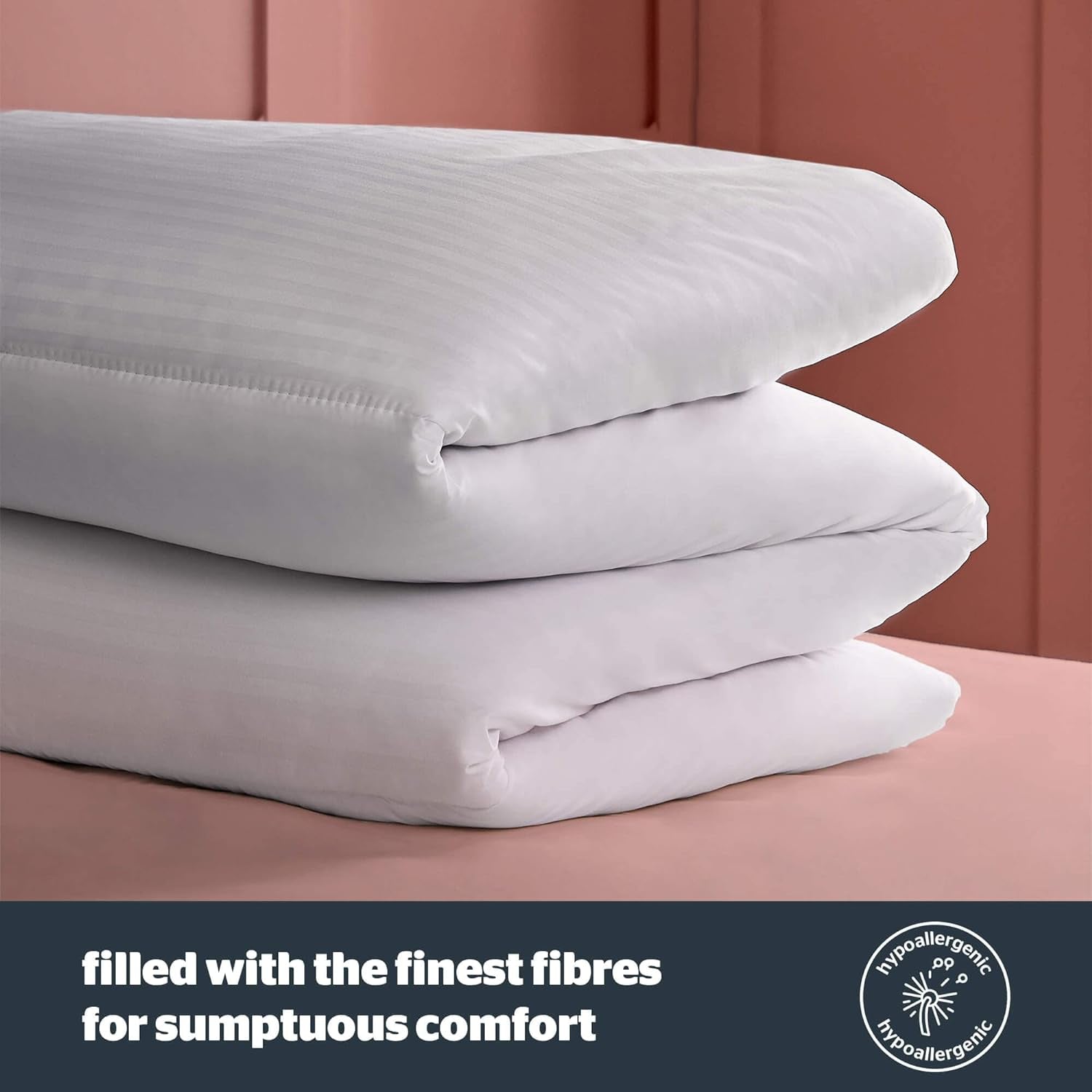 Duvet Silentnight Hotel Collection 10.5 Tog - manželská postel, polyester, bílá Peřiny a přikrývky Naty Shop