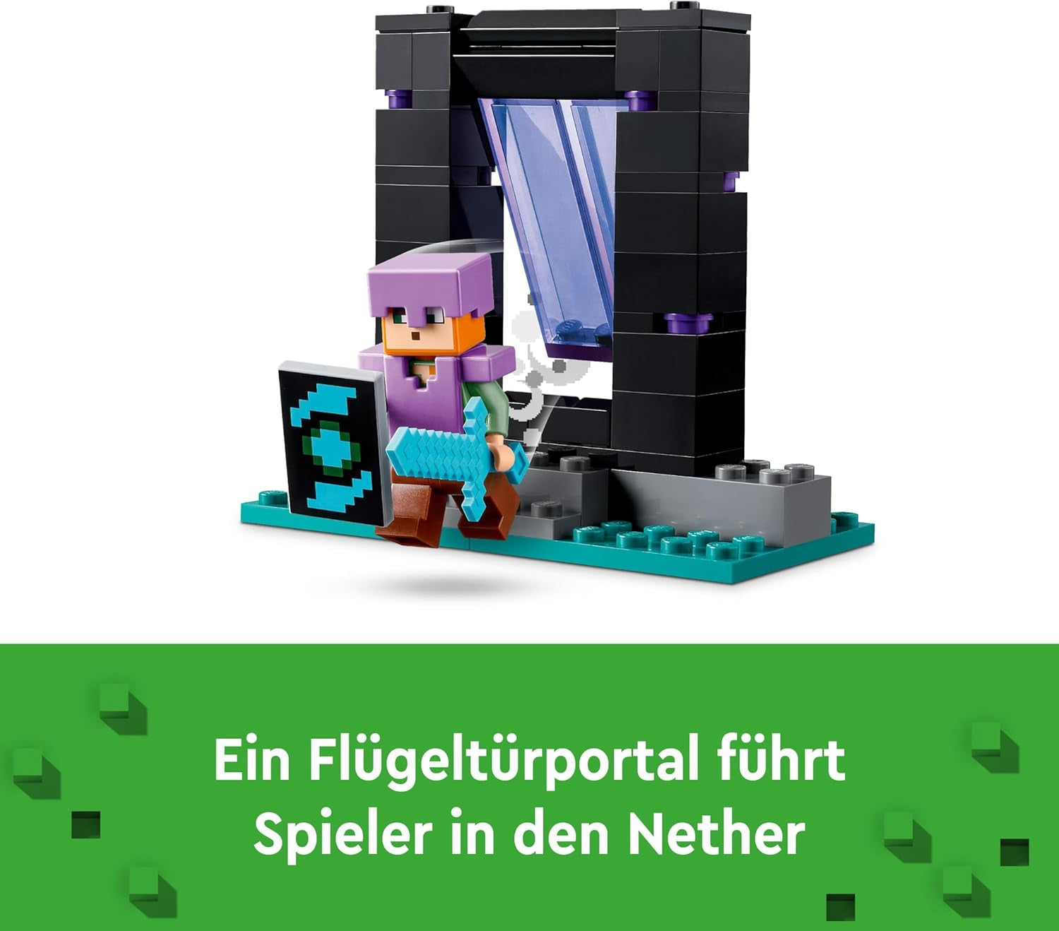 Stavebnice LEGO Minecraft The Armory s figurkami hrdinů, hračkami se zbraněmi a figurkou Alex, akční hračka pro chlapce a dívky, dárek pro hráče a děti 7 let 21252 Stavebnice Besuche den LEGO-Store