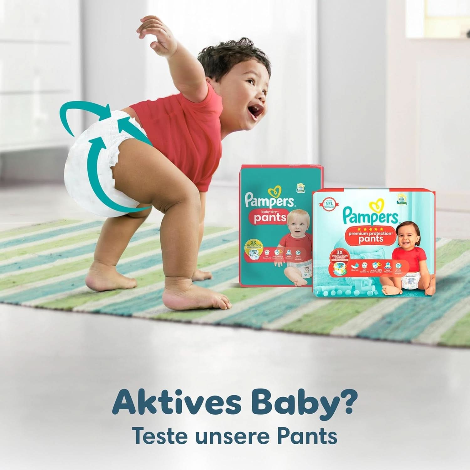 Pampers Baby Plenky vel. 4, Premium Protection, Plenky, 174 ks. , 9Kg - 14Kg Matka a dítě Naty Shop