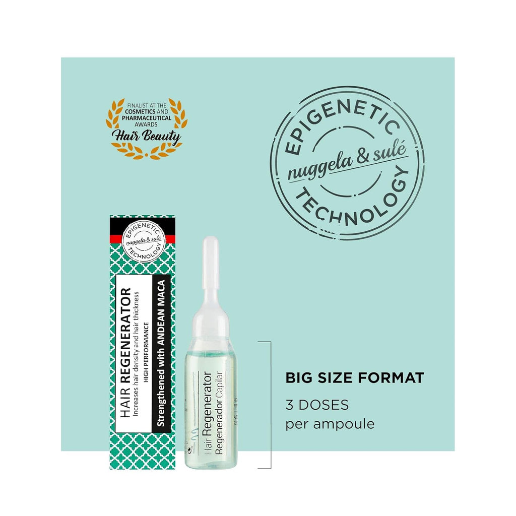 Nuggela & Sulé Regenerator de păr fiole, crește densitatea și rezistența părului Ingrijire par Nuggela