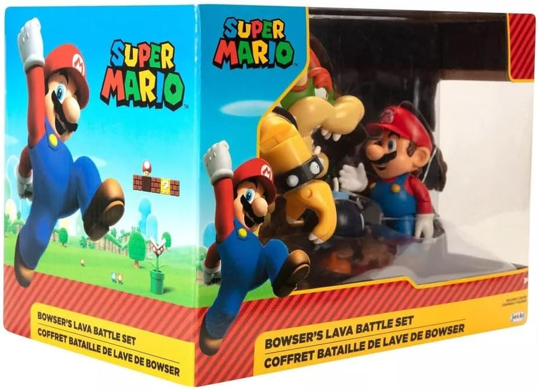 Nintendo Super Mario Bowser 18Cm Vs. Mario Set de figuri (Valul 1) Action figures Naty Shop