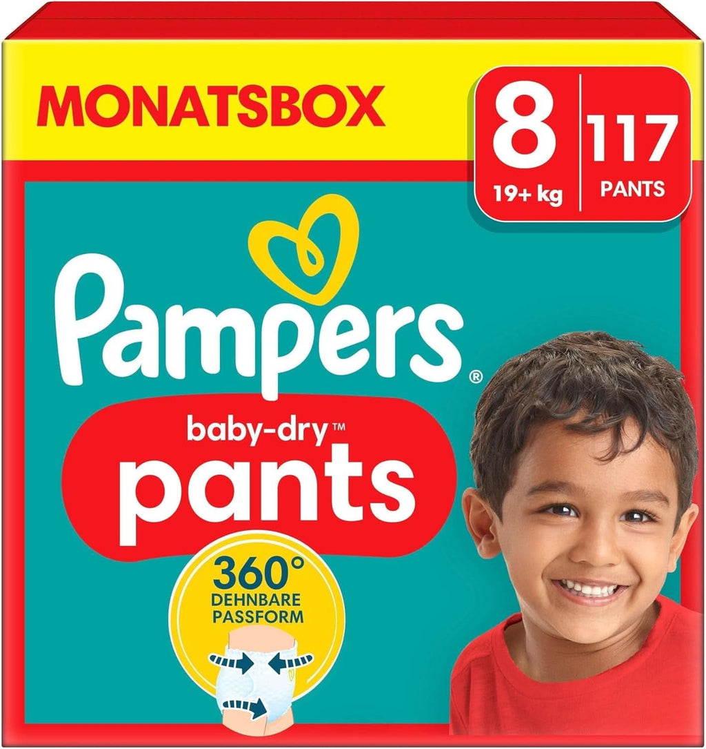 Pampers Windeln Pants Größe 5 Baby-Dry, 160 Windeln, 12Kg-17Kg, 360° Fit Hilft, Auslaufen Zu Verhindern Mama si Copilul Naty Shop 8 (117 buc) Nou