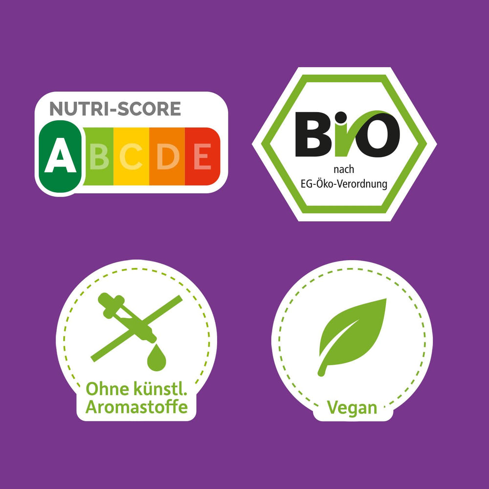 FRECHE FREUNDE KIDS, Bobs & DIKKAs Křupavé banánové kakaové müsli, křupavé čokoládové müsli pro děti, nízký obsah cukru, bez přísad, 100% vegan, 6 kusů (6 x 280 g)