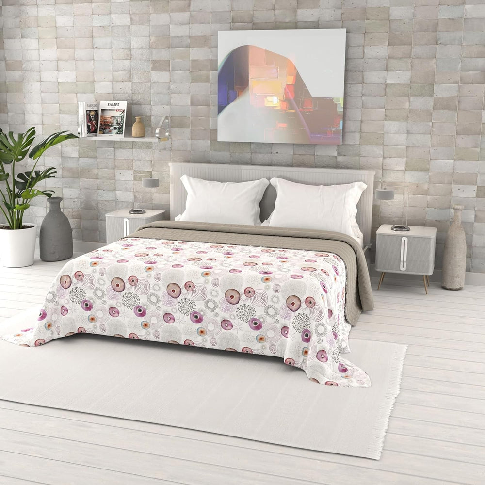 Cuvertură de vară imprimată Fantasy, umplutură din poliester, Petali, 260X270Cm Plapumi si pilote Naty Shop Morfeo 260X270Cm