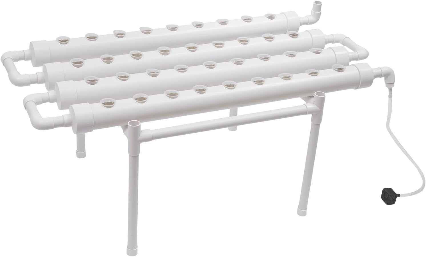 3vrstvá sada pro hydroponické pěstování 108 míst pro výsadbu Hydroponické systémy pěstování rostlin bez půdy Hydroponický systém pěstování rostlin v trubkách pro zeleninu (jedna vrstva s 36 otvory)