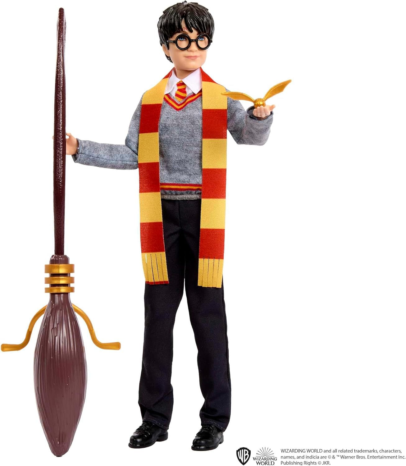 HARRY POTTER Calendarul de Advent Gryffindor - 24 de povești, surprize magice, Camera comună Hogwarts, chip realist, pentru fanii cu vârsta peste 6 ani, HND80 Papusi Naty Shop