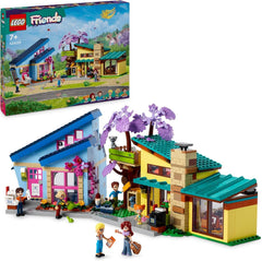 LEGO Friends rodinný dům Olly a Paisley, domeček pro panenky s figurkami a doplňky, dvoupatrová sada domečku a domečku na stromě, kreativní dárek pro dívky a chlapce starší 7 let 42620 stavebnice Besuche den LEGO-Store Single