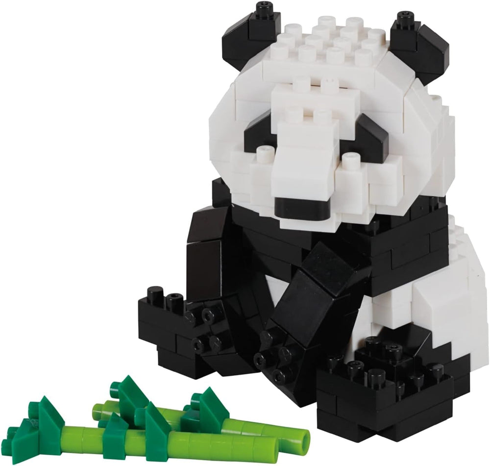 Bandai – Nanoblok – Roter Panda – Červená Panda – Mini-Bausteinfigur – Baukastenspiel – Pixel-Tierfiguren-Bausatz Panda – NBC194