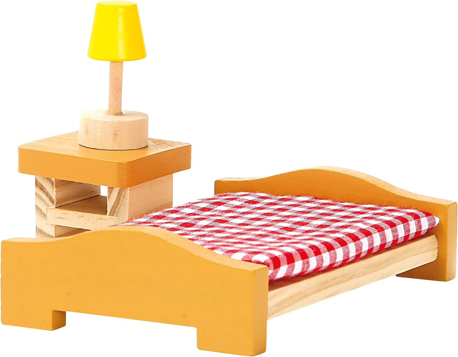 Casă de păpuși Bino, jucărie pentru copii de la 3 ani, jucărie pentru copii (casă mare de păpuși din lemn, 41 piese, 2 niveluri de joc, casă de joacă luxoasă cu accesorii și decorațiuni reale), multicoloră Casute de papusi Naty Shop