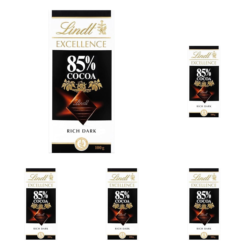 Lindt Čokoláda | Tyčinka EXCELLENCE 85% kakaa | 100 g | Extra tmavá čokoláda | Veganská čokoládová tyčinka