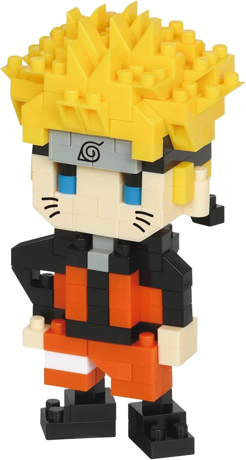 Bandai - Nanoblok - Kakashi Hatake - Mini-Bausteinfigur - Konstruktionsspiel - Bausatz für Manga-Pixel-Figur - NBCC137
