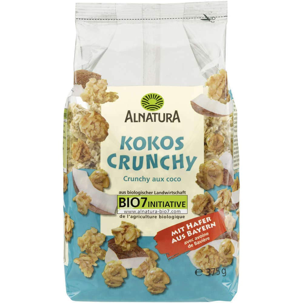 Bio křupavé müsli s kokosem, 375 g