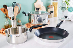 Tefal Hlavní pánev 20 cm, nerezová ocel S nepřilnavým povrchem Naty Shop Hrnce a pánve