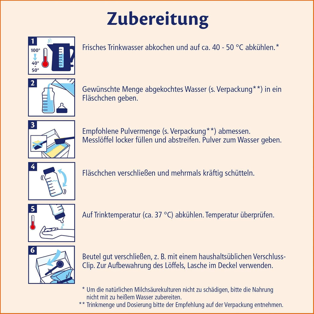HiPP HA 2 Combiotik (4 x 600 g) - Pokračovací receptura po 6 měsících, s přírodními kulturami kyseliny mléčné, cennou dietní vlákninou (GOS), Omega-3, hydrolyzovanými proteiny pro citlivý imunitní systém