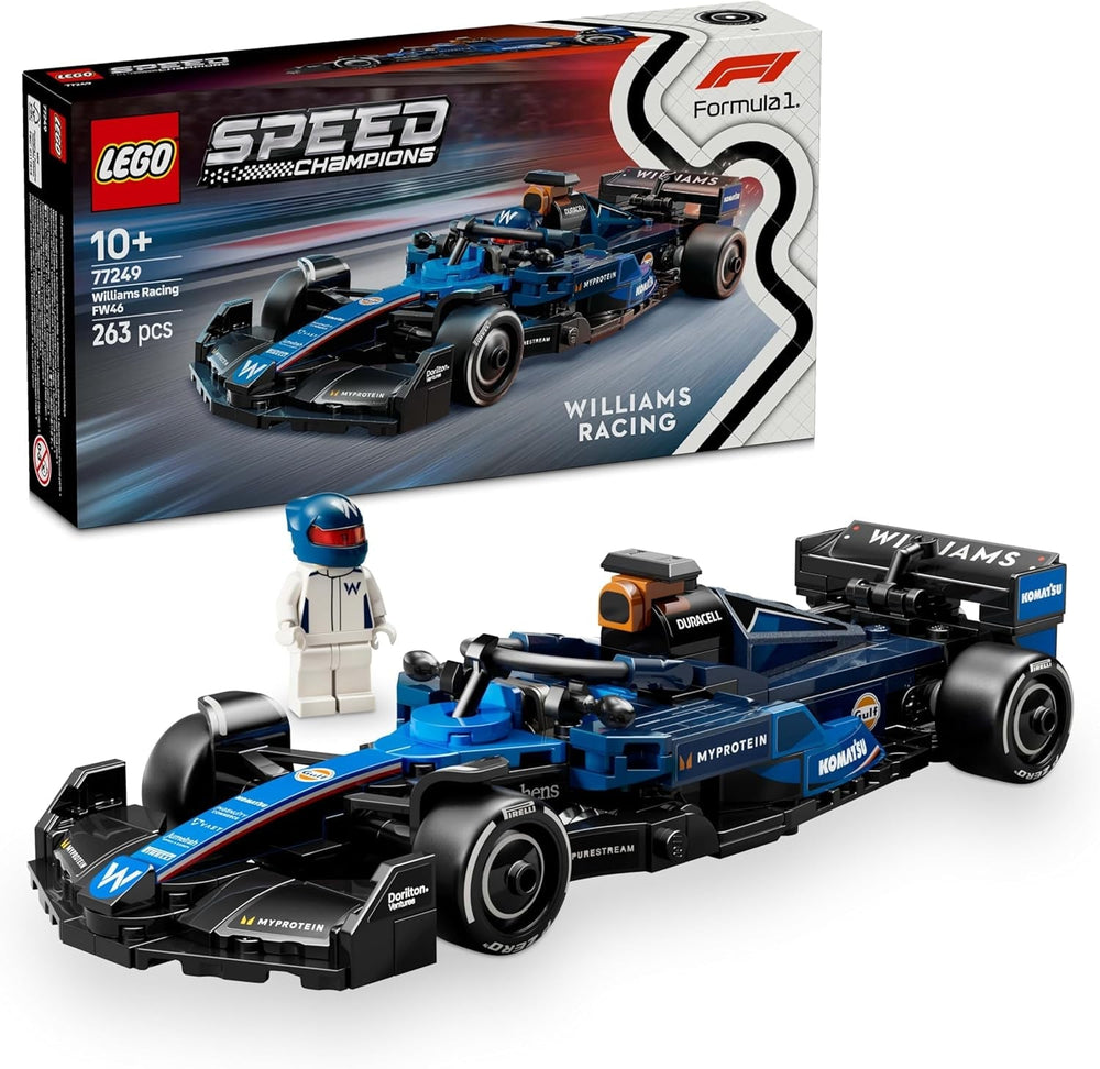 Závodní auto LEGO Speed Champions Mercedes-Amg F1 W15 - Minifigurka Formule 1 - Sběratelský a sestavitelný model auta - Dárek pro chlapce a dívky od 10 let nebo dospělé fanoušky 77244 Stavebnice Besuche den LEGO-Store Williams Racing Fw46 Závodní auto F1 77249