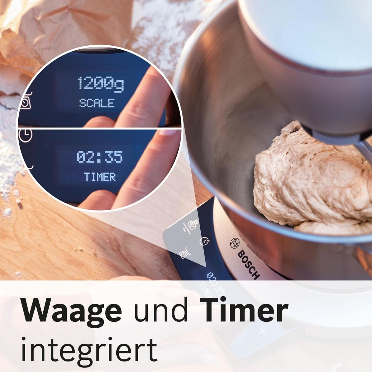 Kuchyňský robot Bosch Series 8 MUM9AX5S00, nerezová mísa 5,5 l, 1600 W Mother and Child Naty Shop