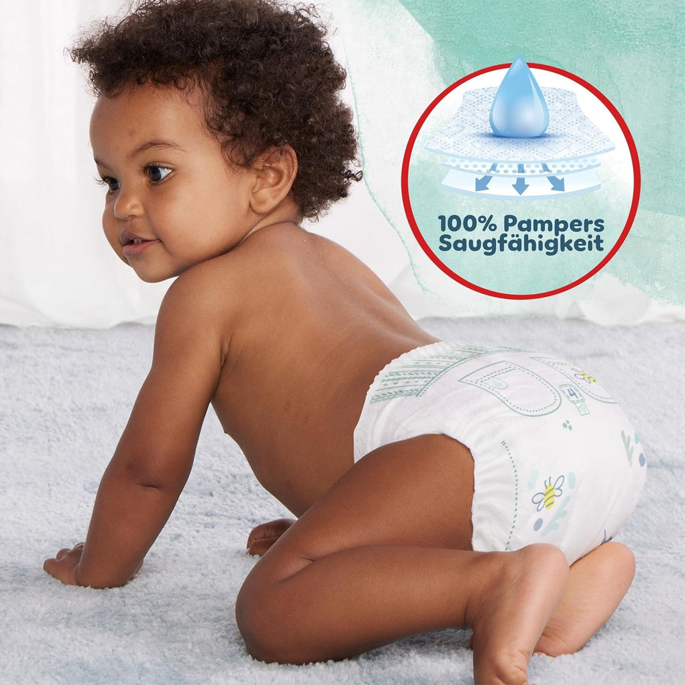 Plenky Pampers Harmony Pants vel. 4, plenky 168, 9 kg - 15 kg, jemná ochrana pokožky a 360° komfort
