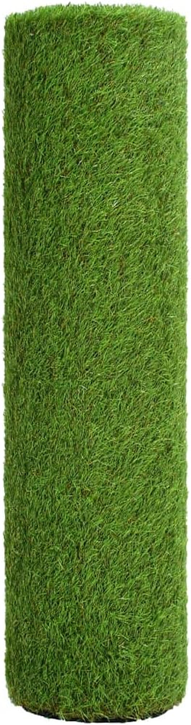 Vidaxl Kunstrasen Rasenteppich Kunstrasenteppich Fertigrasen Teppich Garten Balkon Terrasse Kunstrasenmatte Rasen 1X8 M/40 Mm Grün