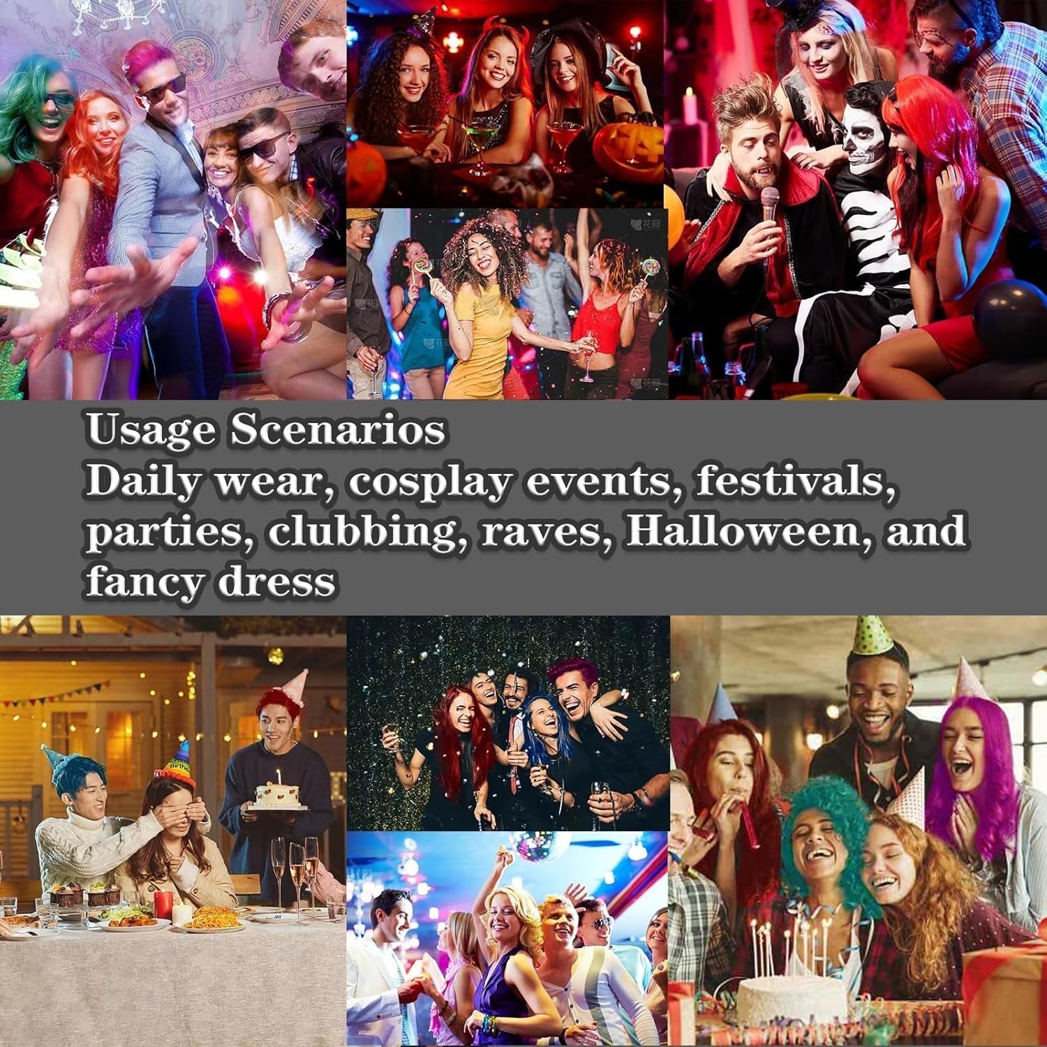 COLAYERIST Culoarea temporară a părului negru lavabil, ceară de colorare a părului pentru bărbați și femei, mascara de păr pentru petreceri sau cosplay, produse de colorare a părului fără mizerie Vopsea pentru par Naty Shop