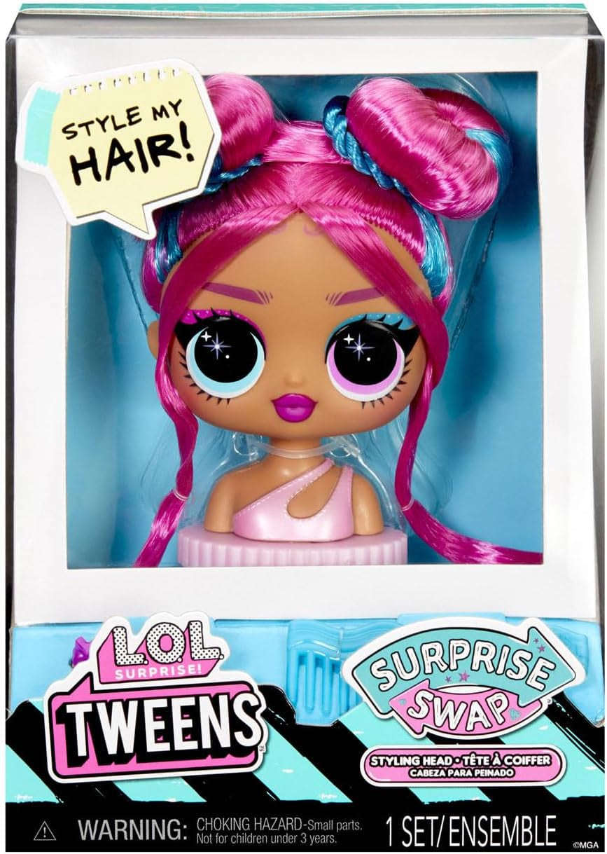 L.O.L. Překvapení! Tweens Surprise Swap Series - Styling-Köpfe mit tollen Haar-Accessoires und wunderschönem Haar - ideální pro Kinder ab 4 Jahren, Mehrfarbig
