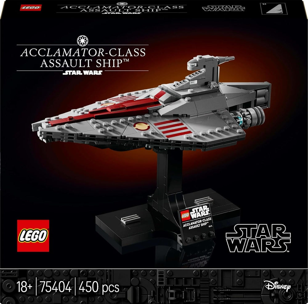 LEGO Star Wars 75404 Útočná loď třídy Acclamator z Attack of the Clones - Hvězdná loď ke sbírání, stavění a vystavení - Stavebnice Fantasy - Dárek pro dospělé a dospívající fanoušky Stavebnice Besuche den LEGO-Store