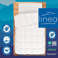 Pohodlná přikrývka, (90 šluků / 10 peří), bílá, 135 X 200 Cm Přikrývky a přikrývky Naty Shop