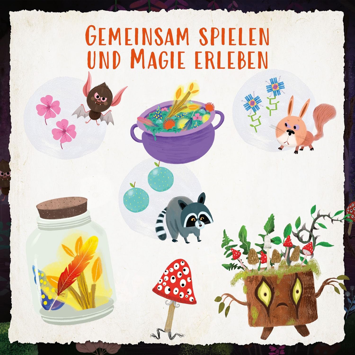 Kosmos 685027 Forest of Shadows, Kooperativní hra pro děti od 2 do 4 let, od 7 let, Stolní hra pro děti, S vynikajícím 3D materiálem, V 18 kapitolách s přibližně 15 minutami herního času