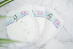 Bio plenky velikost 1 novorozenec (2-5 kg), 1 pytel s 27 plenkami